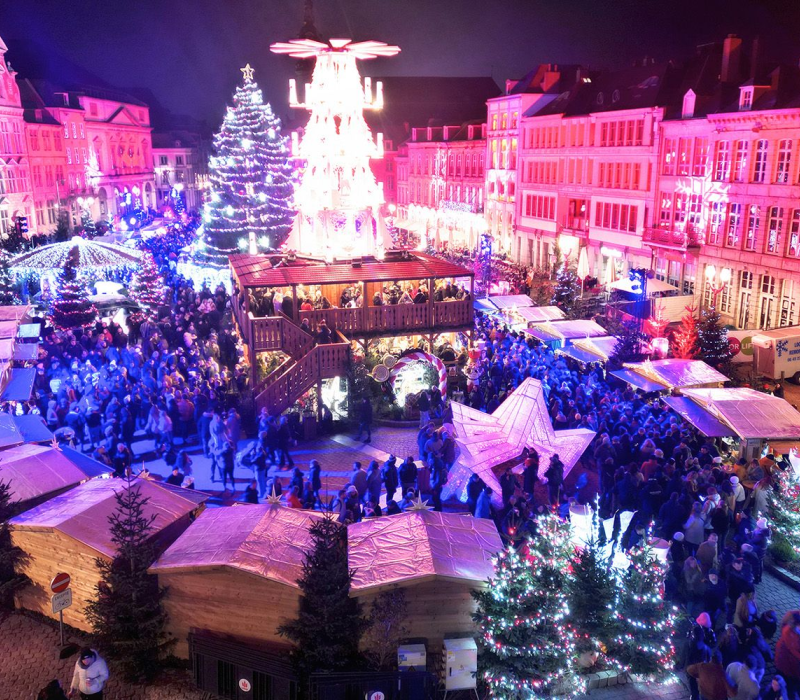 Testez vos produits au march&eacute; de No&euml;l de Mons